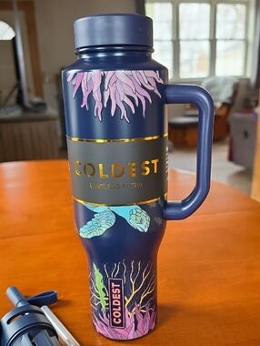 Coldest 46 oz Limitless Bottle Glowie Turtle